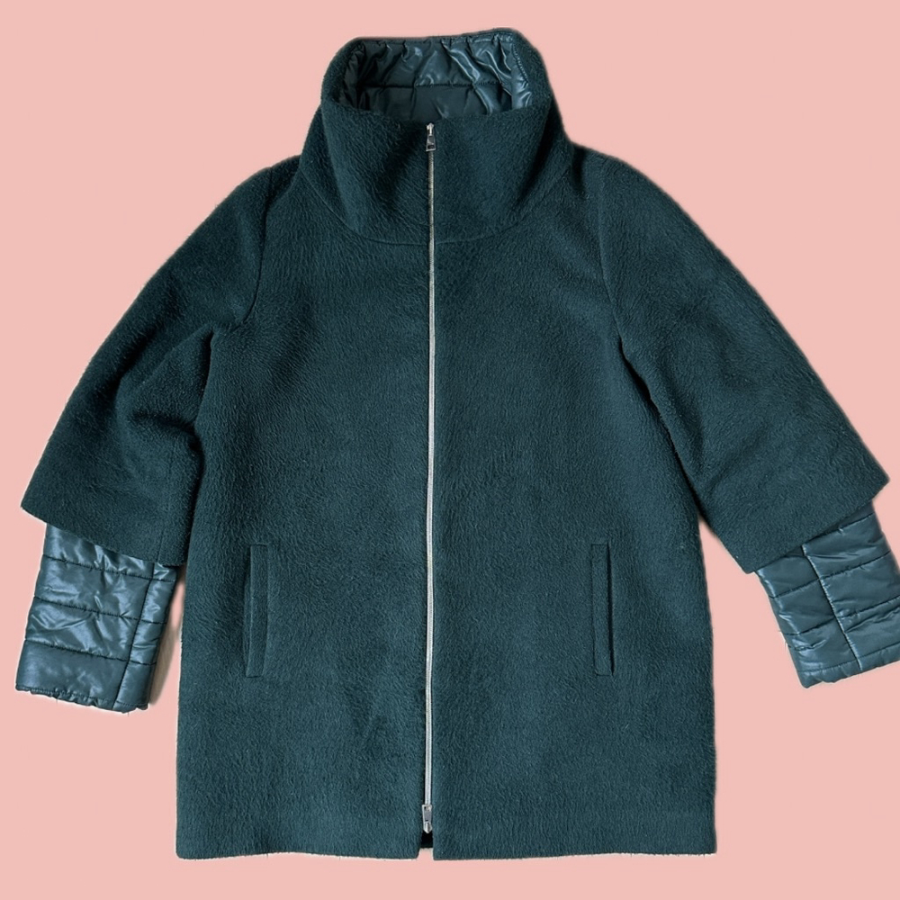 Simons forest green Puffer Jacket - Picture 1 of 11